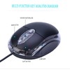 Yadojingcn Wired Mini Optical Mouse-Wired Mouse with Ergonomic Design, USB