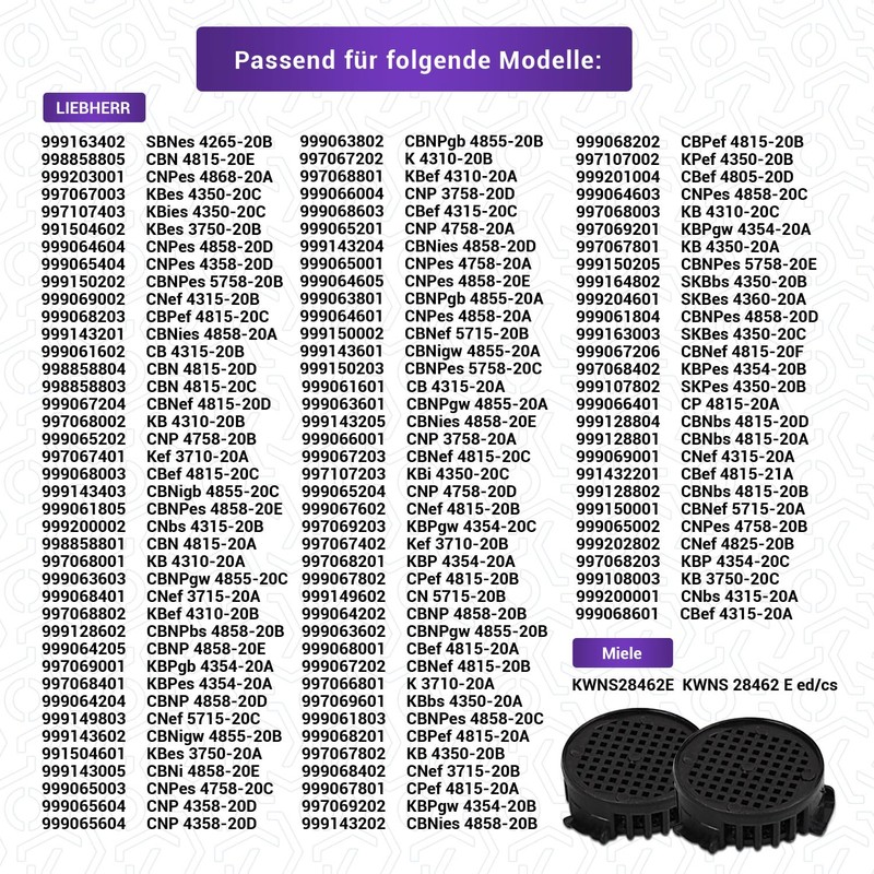 Vioks.pro Freshair Activated Carbon Filter 45 mm Diameter 2 x