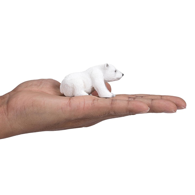 MOJO Polar Bear cub Sitting Toy Figure
