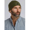 Peerless Embroidery American Flag Cuffed Ribbed Beanie Hat Olive