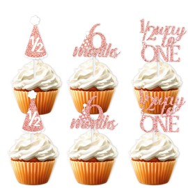 S-Cp-0666 ce Cream Fruit Dessert Cupcake Topper Colorful Glitter Happy Birthday Sensory Pop Game Theme Decor Supplies Baby Shower Boys Girls Birthday Party Decorations