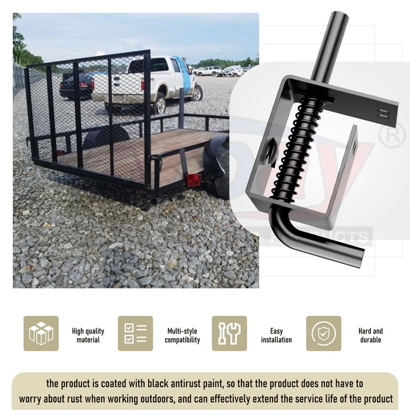 Trailer Gate Spring Latch Complete Kit 847 Used on The