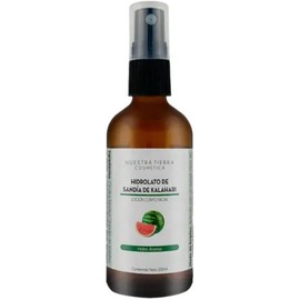 Nuestra Tierra Cosmética Hidrolato Orgánico de Sandía de Kalahari, Loción Corporal Facial, Humectante Anti-Edad, Todo Tipo de Piel