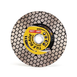 Solidure Tile Blade 4.5“ Porcelain Blade with Removable 5/8"-11 Flange Cutting and Grinding for Granite Marble Porcelain Tiles