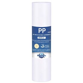 20 Inch Big Blue Jumbo Polypropylene Sediment Filter Sand Filter Pre-Filter Particle Filter Fountain Filter Press Filter Replacement Filter PP BB20 20 x 4.5 Inch 1 Micron