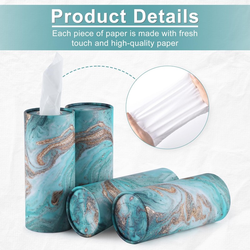 SINGARO Car Tissue Holder, 4 Pack Car Cup Holder Facial