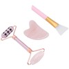 Face Roller Massager Gua Sha Board Mask Brush Set Beauty