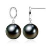 GLESOS Composite Pearl Earrings Round Ball Pearls Earrings Hypoallergenic Imitation