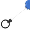 Magnetic Retractable Keychain Stainless Steel Wire Easy Pull Buckle Carabiner