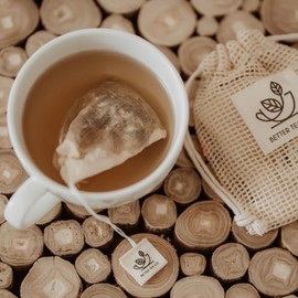 Better Tea Co. Reusable Cotton Tea Bag Set 5