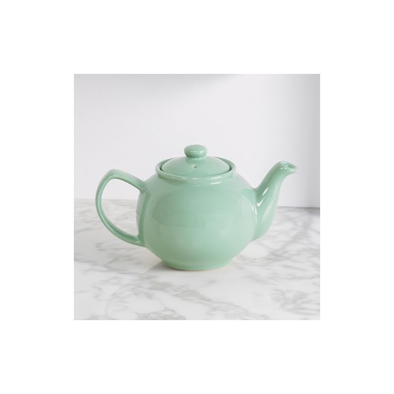 Pastel Mint Green 2 Cup Stoneware Teapot 450ml Eclectic Cafe