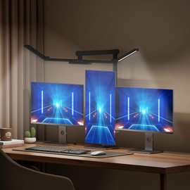 Ultra Bright Architect Desk Lamp with Clamp,Transformable LED Desk Lamp for Home Office,Tall Overhead Led Desk Light[41Inch Long Dimmable Light Bar],Dimmable Desktop Table Lamp for Hobby Use Drawing