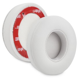 Solo 2 Ear Pads Replacement Ear Pads Cushions Compatible with Beats Solo 2 & Solo 3 Wireless On-Ear Headphones, Softer Protein Leather High-Density Memory Foam Earpads Ear Cups Cover - Matte Silver