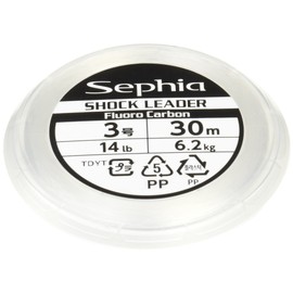 Shimano LB-E21S Harris Squigging Sephia Fluoro Leader 98.4 ft (30 m) No. 3 LB-E21S Fishing Line