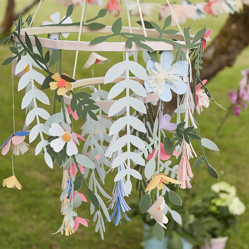 Meri Meri Paper Garden Chandelier (Pack of 1)