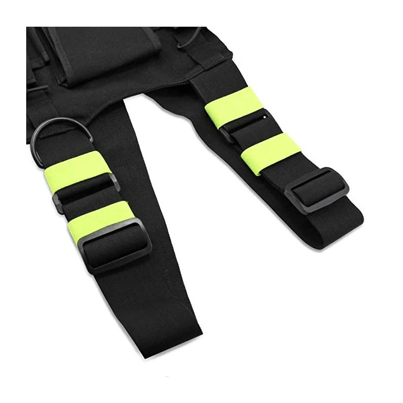 Clakllie Tactical Chest Bag Reflective Vest Chest Bag Outdoor Water