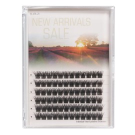 →Vayator False Eyelashes 8-20mm To Choose D Curl Extension Reusable Eyelashes Fluffy Wispy Lightweight Natural False Eyelashes Thick Individual grafting false lash (C#-12mm)