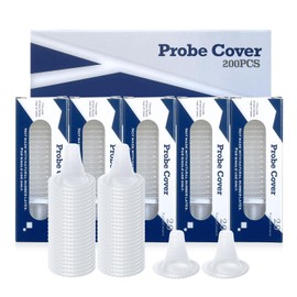 BEPEPFUL 200X Ear Thermometer Probe Covers, for All Braun Thermometer Ear Covers, Lens Filters, Refill Caps,Disposable Ear Thermometer Covers