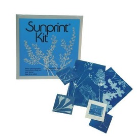 SunPrint Paper Kit - Easy to Use Cyanotype Sun Art Paper Sunlight Photograph Blueprint