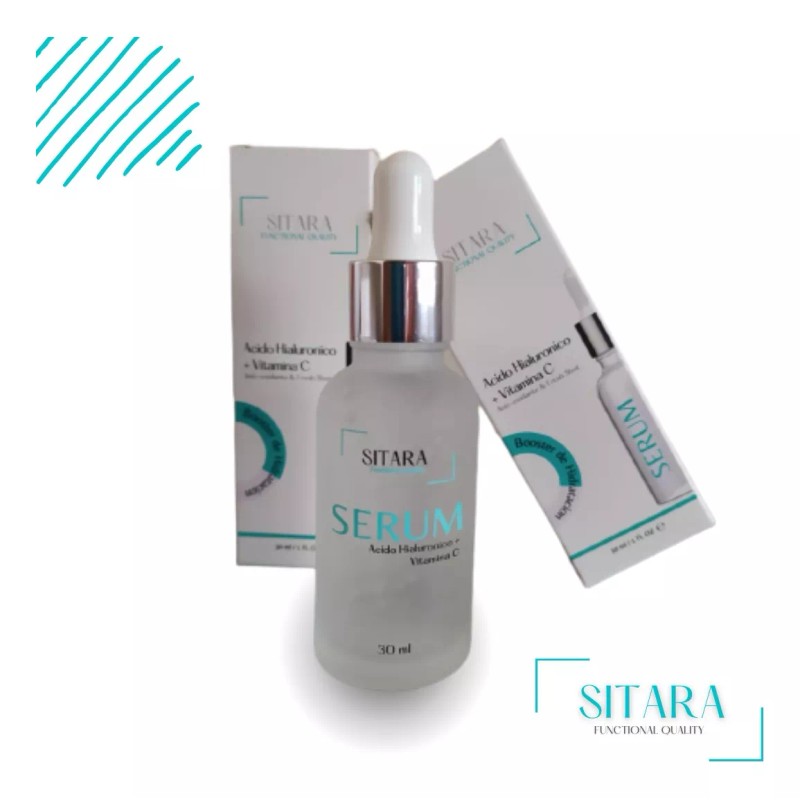 SITARA Serum Facial Acido Hialuronico +vitamina C