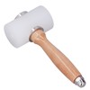Leather Carving Hammer White T Shaped Nylon Leather Stamping Hammer
