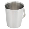 Messbecher aus Edelstahl, 1500 Ml, Zum Backen Und Kochen.
