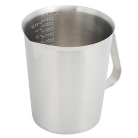 Messbecher aus Edelstahl, 1500 Ml, Zum Backen Und Kochen.