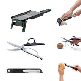 Dreamfarm Kitchen Tools Set - Ograte & Ozest - Dual-Sided Ultra-fine Grater & Self-Cleaning Zester with Snap-On Covers - Kitchen Essentials for Grating & Zesting - BPA-Free & Dishwasher Safe