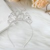IETOSY Silver 25th Birthday Party Hair Accessories Headband Tiara,Happy 25th
