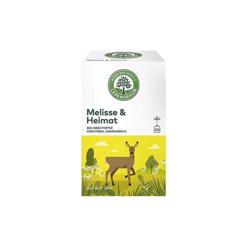 Lebensbaum Melisse & Heimat, 20 Bags x 2 g Herbal