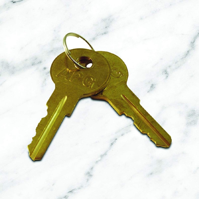 APG Cash Drawer Replacement Key Set | Compatible with APG