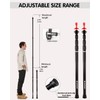 Tarp Poles Heavy Duty Adjustable, AVOFOREST Aviation Aluminum 8.7FT Tent