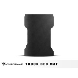 Armordillo USA 8705971 Diamond Plate Rubber Truck Bed Mat - Black Fits 2004-2014 Ford F150 / 2006-2008 Lincoln Mark LT 6.5 Feet (78") Bed