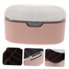 TEHAUX Cable Organizer Box with Compartments Dustproof Wire Holder for