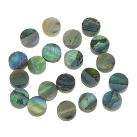 Dopro 20pcs 5x2mm Natural Paua Abalone Shell Inlay Fingerboard Fretboard Dots for Guitar Bass Ukulele Banjo