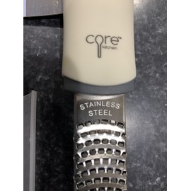 Core New Stainless Steel Comfort Grip lemon, cheese, ginger, garlic zester-grater