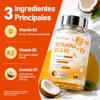 Vitamina D3 K2 400 UI + K2 MK-7, 150 Cápsulas