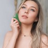 AGFELO Gua Sha Facial Tool Natural Jade Stone Guasha Board