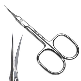 THRAU Tijeras para Cutículas Extrafinas para Mujeres Y Hombres, de Acero Inoxidable con Cuchillas Puntiagudas Precisas para El Cuidado, Manicura, Pedi