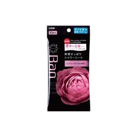 Lion Ban Cooling Shower Seat Fairy Floral Scent 10 Sheets, 10 Pieces, 1L / 라이온 Ban 쿨링 샤워 시트 페어리 플로럴향 10매입, 10개, 1L