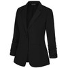 LADI TREND Womens Blazer Suit One Button Suit Notched Lapel