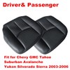GXARTS Driver and Passenger Side Bottom Replacement Leather Seat Cover