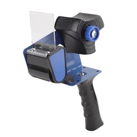 Pssopp Packaging Tape Dispenser with Cutter - Tape Gun for Packaging Material - Manual - Plastic, Metal - 230 mm - Tape Dispenser