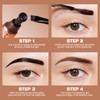 3D Peel-Off Eyebrow Tint Gel – Long-Lasting Waterproof Brow Colour,