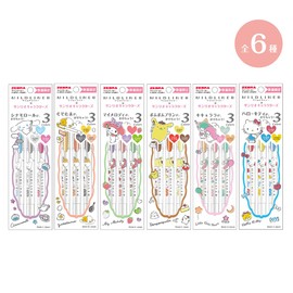 Zebra WKT7-SR-3C-PN Highlighter, Mildliner, Sanrio Pom Pom Pudding, 3 Colors