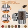 Electric Salt and Pepper Grinder Set Rechargeable, Automatic Salt and