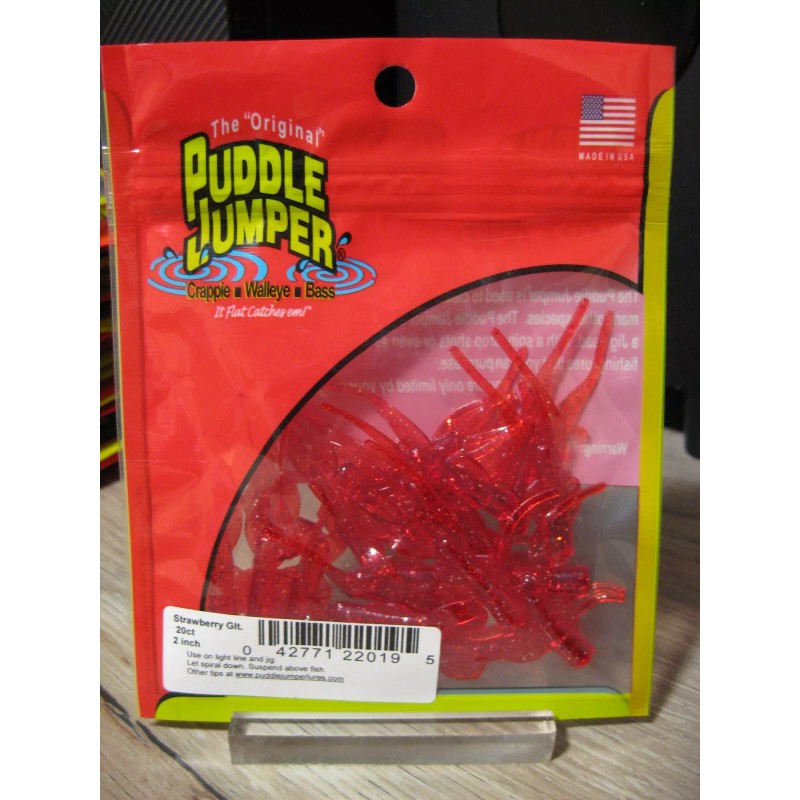 The Original Puddle Jumper Lures 20 Puddle Jumper 2" Soft
