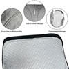 Bilisin Front Windshield Sun Shade Compatible with Lexus is，Lychee Pattern