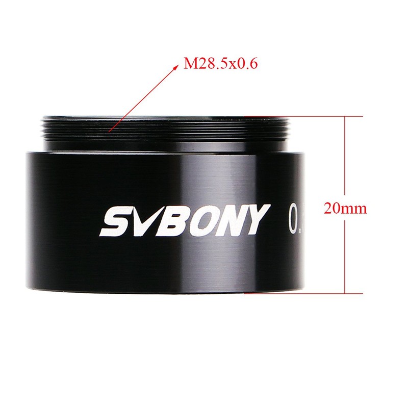 SVBONY Astronomical Telescope Accessories Telescope Focal Reducer 0.5X M28.5X0.6 Metal