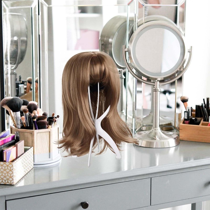 ElevaPulse Pack of 3 Wig Stand, Wig Head, Wig Head,